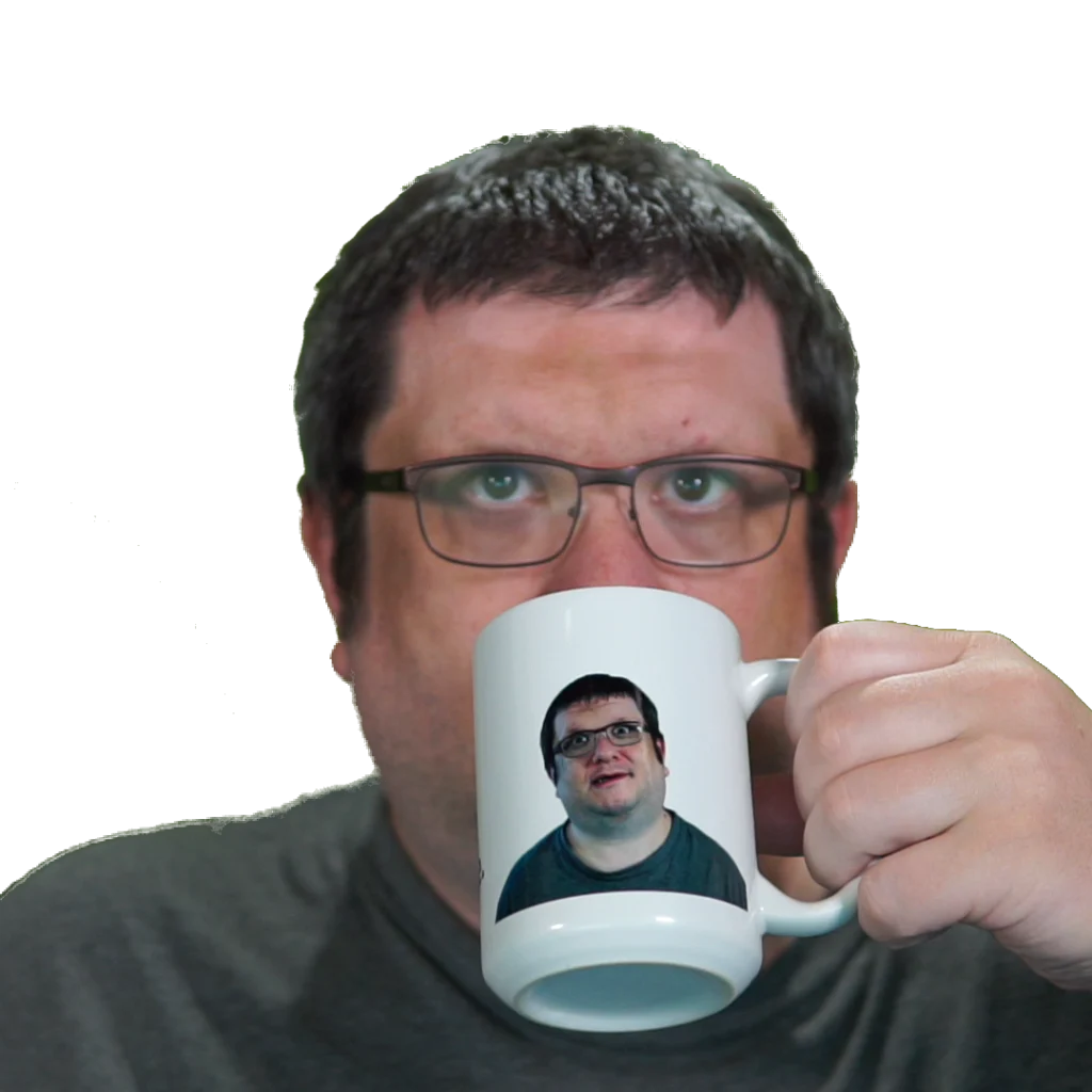 An image of Ozject drinking from an OzMug